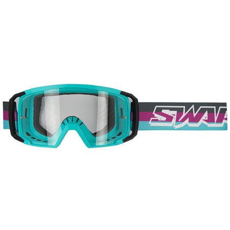 Masque Cross SCRUB V2  NOIR   VIOLET   BLEU ECRAN TRANSPARENT