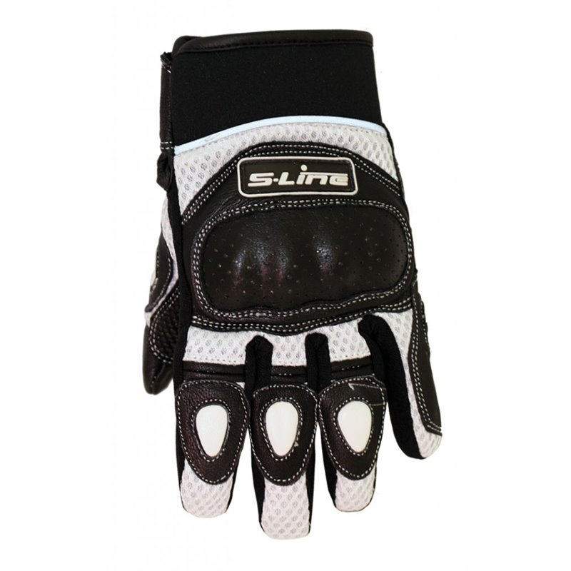 Gants Moto Gants Cuir Lycra  RouteXS    Doigts Préformés  Coque Carbone NON HOMOLOGUE C.E