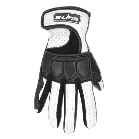 Gants Moto Mi-Saison     Cuir Tissu Noir  NON HOMOLOGUE C.E