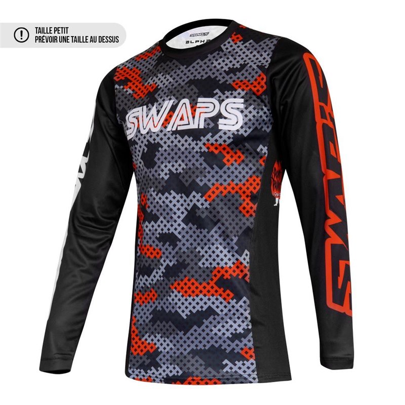 Maillot Cross CAMO  KID  10 11 ans