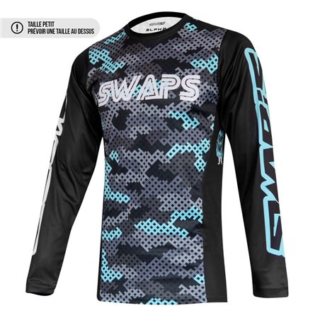 Maillot Cross CAMO KID  10 11 ans