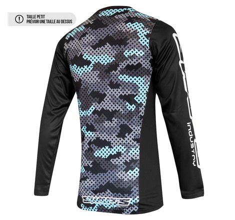 Maillot Cross CAMO KID  10 11 ans