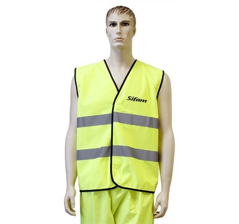 Gilet De Sécurité Haute Visibilité  Jaune Fluo   L