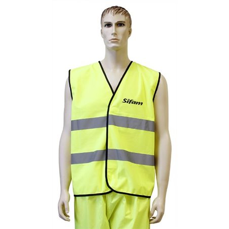 Gilet De Sécurité Haute Visibilité  Jaune Fluo   L