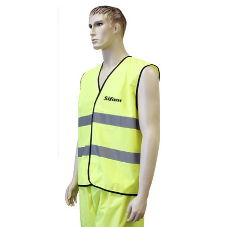 Gilet De Sécurité Haute Visibilité  Jaune Fluo   L