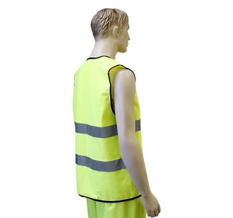 Gilet De Sécurité Haute Visibilité  Jaune Fluo   L