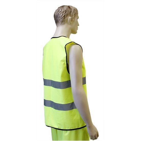 Gilet De Sécurité Haute Visibilité  Jaune Fluo   L