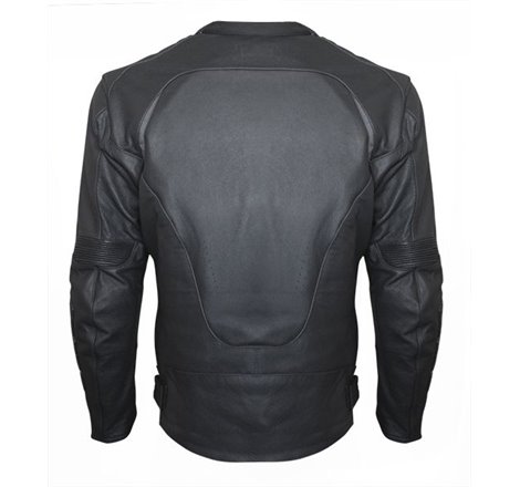 Blouson Cuir Racing Perforé BLACK SERIES    