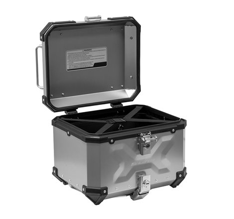 Top case aluminium  Silver  37L