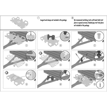 Plaque support Caisse multifonctionnelle BOX X