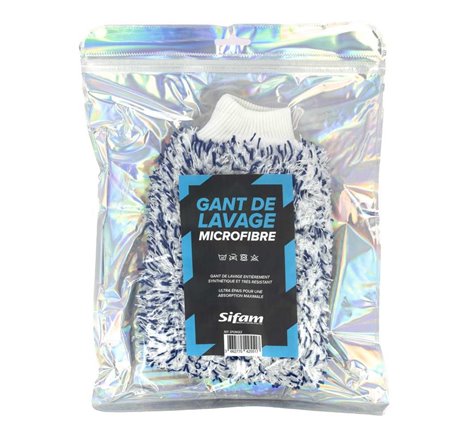 Gant de lavage microfibre