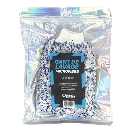 Gant de lavage microfibre