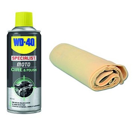 KIT WD40 + Peau de chamois  SPRAY33809 + Peau de chamois