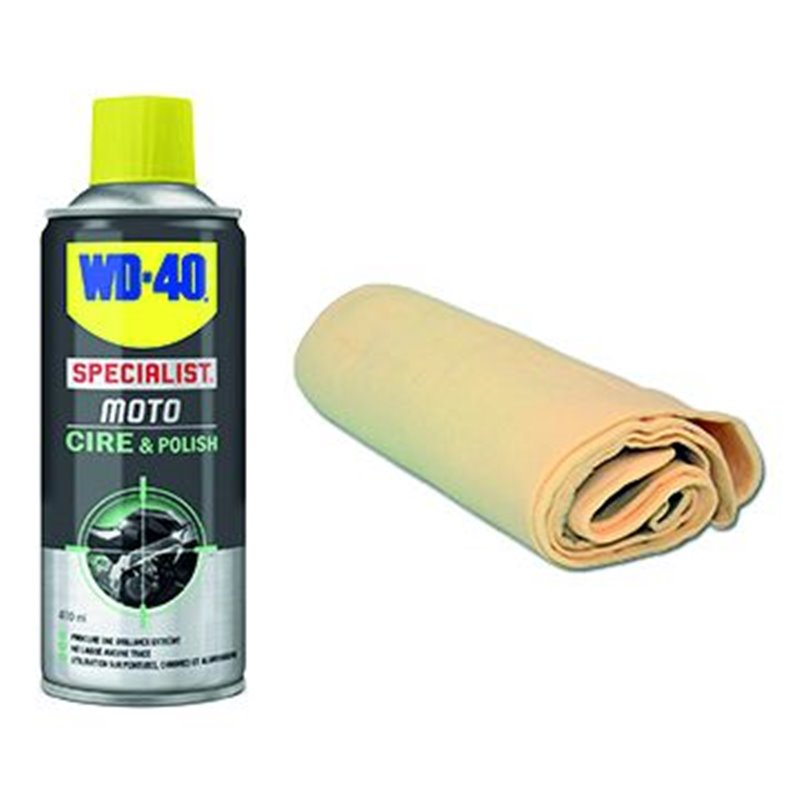 KIT WD40 + Peau de chamois  SPRAY33809 + Peau de chamois