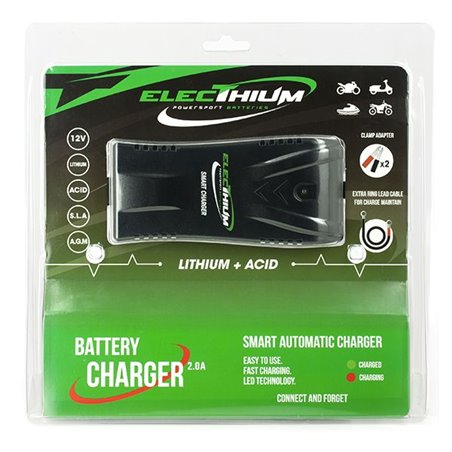 Chargeur Batterie Moto et Scooter  Pour batterie Lithium & Acide