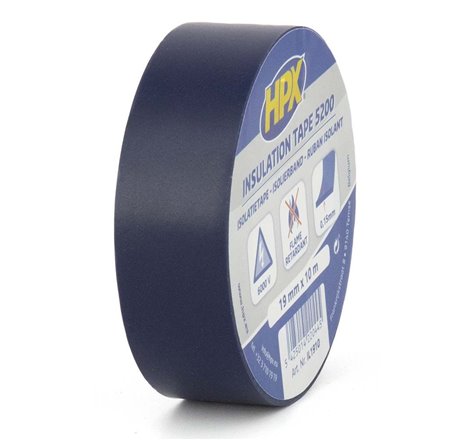 Ruban isolant PVC  bleu 19mm x 10m