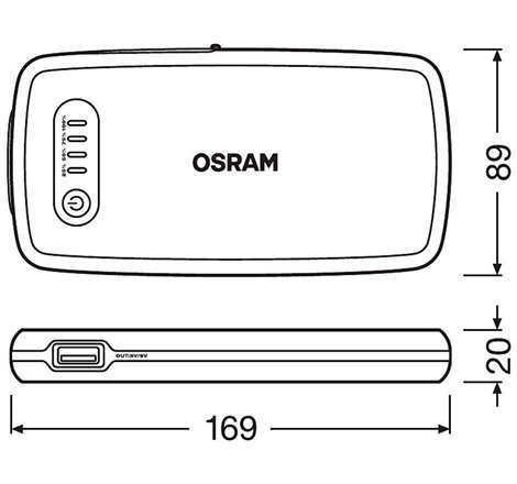 Booster de démarrage lithium 6000 mAh