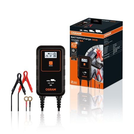 Chargeur de Batterie Auto Camion 12V 24V 8A