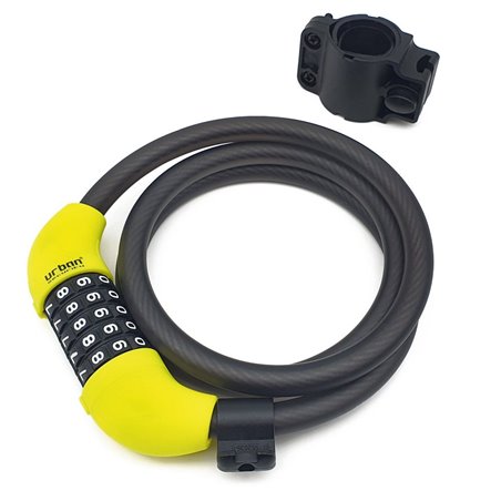 Cable antivol pour vélo avec combinaison