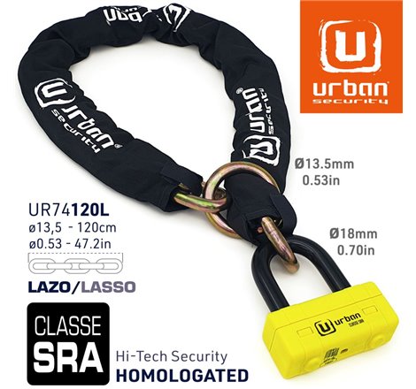 Mini U + Chaine SRA 120 cm