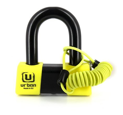 Antivol Mini U SRA  ø   Homologation  Noir & Jaune